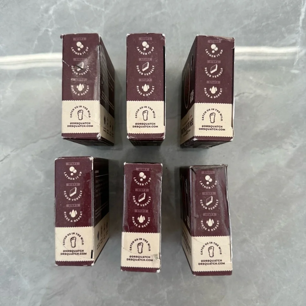 Dr. Squatch Limited Edition Disney Star Wars Ruthless Rinse Soap Bar Set of 6